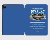 Thumbnail for PT6A-67 design on blue ipad tablet case