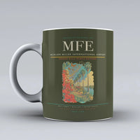 Thumbnail for McAllen Miller International Airport (MFE) airport code design on green army ceramic mug