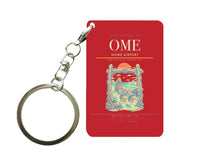 Thumbnail for Nome Airport (OME) design on red key chain