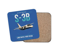 Thumbnail for S-3B Viking design on blue 1 piece coaster