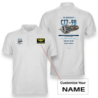 Thumbnail for CT7-9B design on white polo with custom name badge