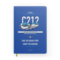 Thumbnail for CASA C-212-400 Aviocar design on blue notebook