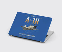 Thumbnail for A-1H Skyraider design on blue MacBook case