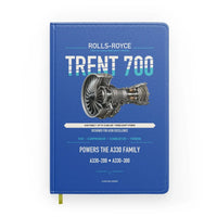 Thumbnail for TRENT 700 design on blue notebook