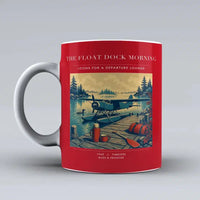 Thumbnail for VINTAGE G4195 - The Float Dock Morning - Ceramic Mug design on red