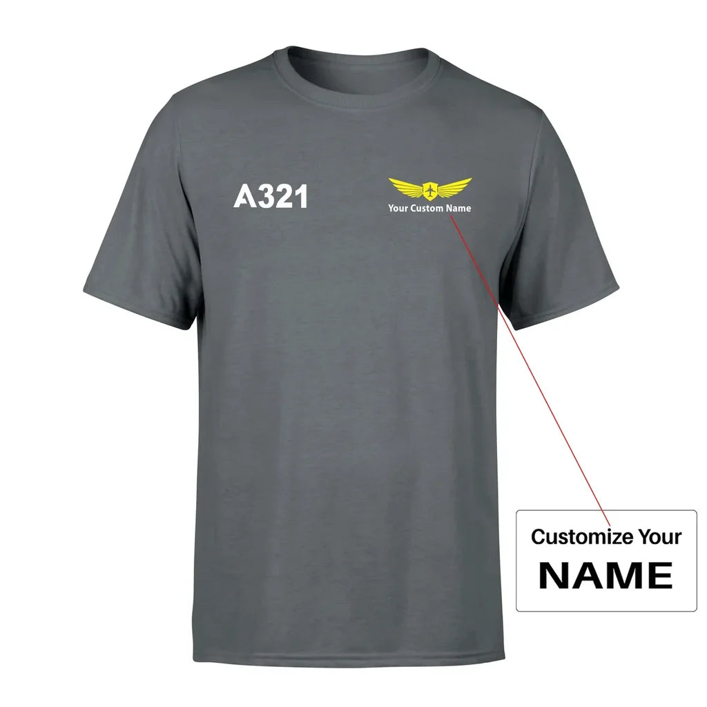 Customisable Airbus A321 T-Shirt - view 15