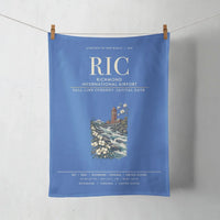 Thumbnail for Richmond International Airport (RIC) design on blue towel