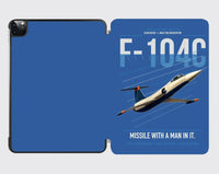 Thumbnail for F-104C Starfighter design on blue ipad tablet case