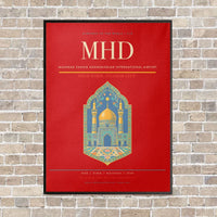 Thumbnail for Mashhad Shahid Hasheminejad International Airport MHD - Canvas Framed - Red