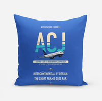 Thumbnail for Airbus ACJ319neo design on blue pillow