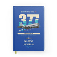 Thumbnail for Boeing 377 Stratocruiser design on blue notebook