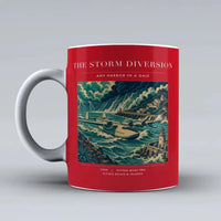 Thumbnail for VINTAGE G4074 - The Storm Diversion - Ceramic Mug design on red