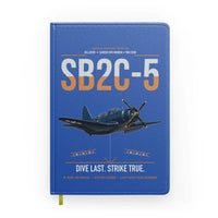 Thumbnail for SB2C-5 Helldiver design on blue notebook