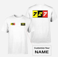 Thumbnail for Flat Colourful 727 Designed Double-Side T-Shirts - view 15