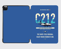 Thumbnail for CASA C-212-100 Aviocar design on blue ipad tablet case