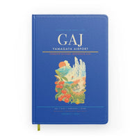 Thumbnail for Yamagata Airport (GAJ) design on blue notebook