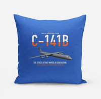 Thumbnail for C-141B Starlifter design on blue pillow