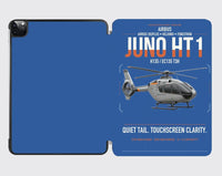 Thumbnail for Airbus H135 Juno HT1 design on blue ipad tablet case