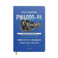 Thumbnail for PW4000-94 design on blue notebook