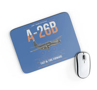 Thumbnail for A-26B Invader design on blue rectangle mouse pad