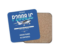Thumbnail for Tecnam P2008JC NG design on blue 1 piece coaster