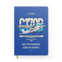 Thumbnail for Cessna 170B design on blue notebook