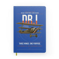 Thumbnail for Fokker Dr.I design on blue notebook