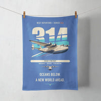Thumbnail for Boeing 314 Clipper design on blue towel