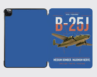 Thumbnail for B-25J Mitchell design on blue ipad tablet case