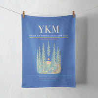 Thumbnail for Yakima Air Terminal (McAllister Field) (YKM) design on blue towel