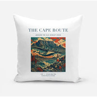 Thumbnail for VINTAGE G4070 - The Cape Route - Designed Pillows design on white