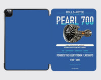 Thumbnail for PEARL 700 design on blue ipad tablet case