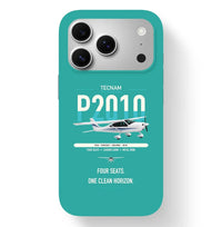 Thumbnail for Tecnam P2010 design on turquoise magsafe iphone case, for iPhone 17 Pro