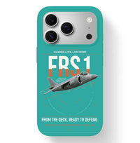 Thumbnail for British Aerospace Sea Harrier FRS.1 design on turquoise magsafe iphone case, for iPhone 17 Pro