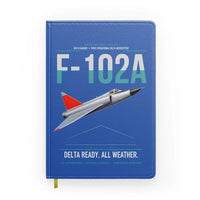 Thumbnail for F-102A Delta Dagger design on blue notebook