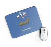 Thumbnail for Piasecki H-21C Shawnee design on blue rectangle mouse pad