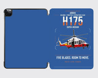 Thumbnail for Airbus H175 design on blue ipad tablet case