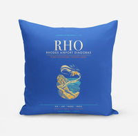 Thumbnail for Rhodes Airport Diagoras RHO - Meltemi Citrus Stone Loom - Blue