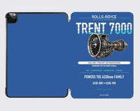 Thumbnail for TRENT 7000 design on blue ipad tablet case