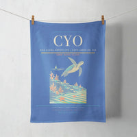 Thumbnail for Vilo Acuña Airport (CYO) design on blue towel