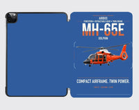 Thumbnail for Airbus MH-65E Dolphin design on blue ipad tablet case