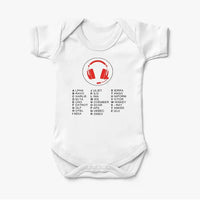 Thumbnail for Aviation Alphabet Baby Bodysuit - view 15