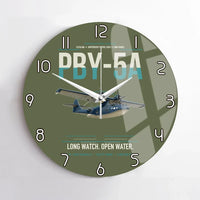 Thumbnail for PBY-5A Catalina design on green army no frame wall clock