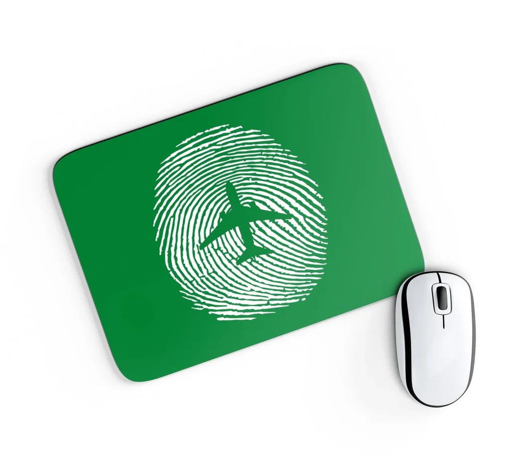 Aviation Finger Print Mouse Pad - view 6