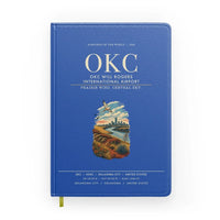 Thumbnail for OKC Will Rogers International Airport (OKC) design on blue notebook