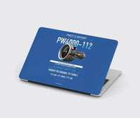 Thumbnail for PW4000-112 design on blue MacBook case
