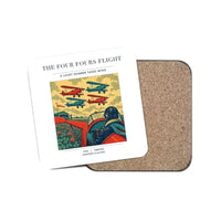 Thumbnail for The Four Fours Flight - Designed Coasters design on white 1-piece