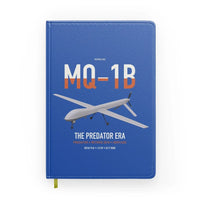 Thumbnail for MQ-1B Predator design on blue notebook