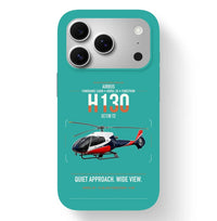 Thumbnail for Airbus H130 design on turquoise magsafe iphone case, for iPhone 17 Pro