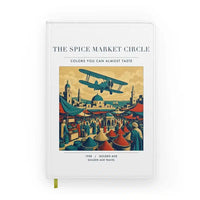 Thumbnail for VINTAGE G4498 - The Spice Market Circle - Designed Notebooks design on white
